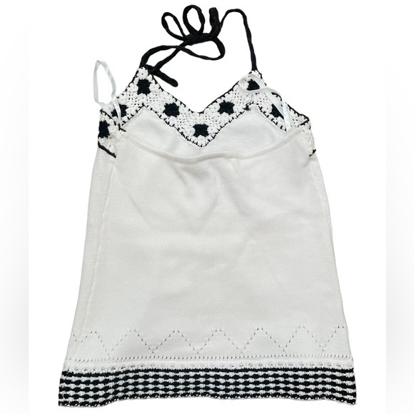 Ann Taylor Loft Crocheted Halter Top Women’s Size XS - Picture 2 of 6